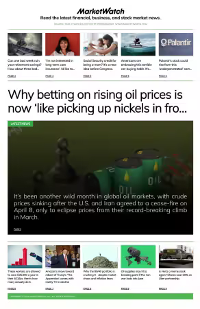 Market Watch - 30 April 2026