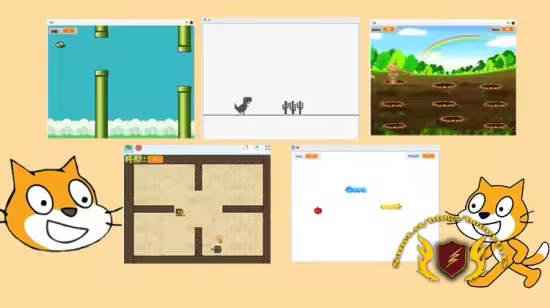 The Complete Scratch Game Course: Build 5 Projects