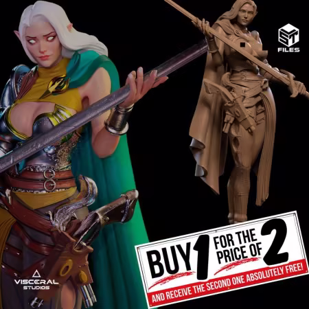 Elf Girl – 3D Print Model