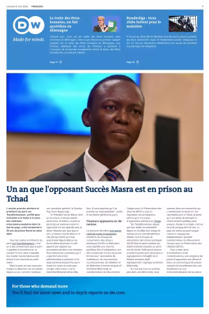 Deutsche Welle (French Edition) - 16 mai 2026
