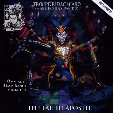 Ronin Arts Workshop – The Failed Apostle – Harlequin Monster – 3D Print Model