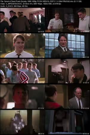 Dead Poets Society 1989 1080p PCOK WEB-DL DDP 5.1 H264-PiRaTeS