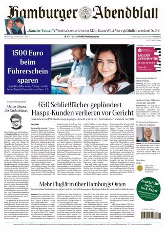 Hamburger Abendblatt (Hamburg) - 28 Mai 2026