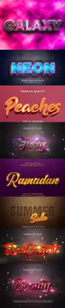 Psd text effect set vol 019