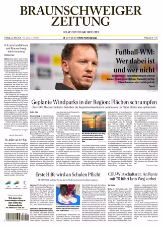 Braunschweiger Zeitung (Helmstedter Nachrichten) - 22 Mai 2026