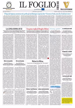 Il Foglio Quotidiano - 15 maggio 2026