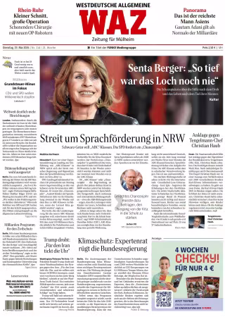 Westdeutsche Allgemeine Zeitung (Mulheim an der Ruhr) - 19 Mai 2026