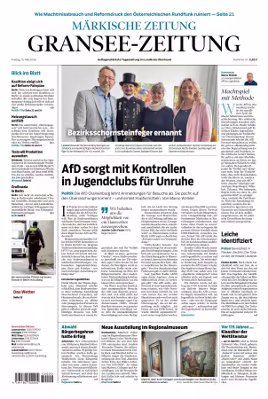 GranseeZeitung - 15 Mai 2026