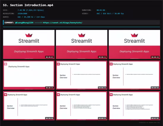 Mastering Streamlit | Hands-on