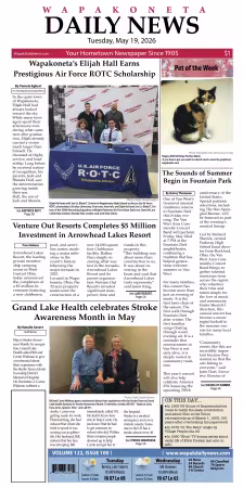 Wapakoneta Daily News - 19 May 2026