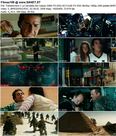 Transformers 2 La Vendetta Del Caduto 2009 iTA ENG AC3 SUB iTA ENG BluRay 1080p x264 jeddak-MIRCrew