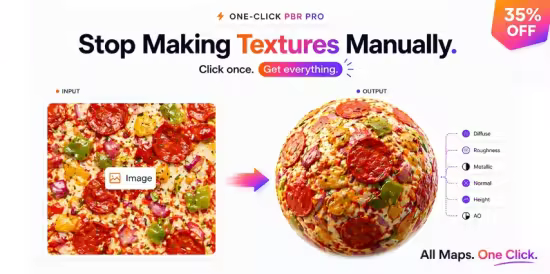 Superhive Market - One-Click Pbr Pro - Auto Texture Generator For Blender v0.8.1
