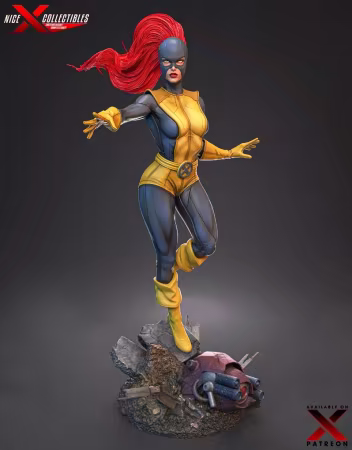 Nice X Collectibles – Jean Grey classic – 90s variant – 3D Print Model