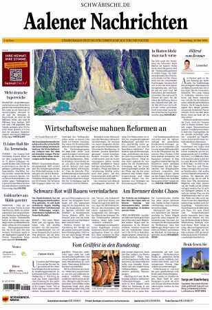Aalener Nachrichten - 28 Mai 2026