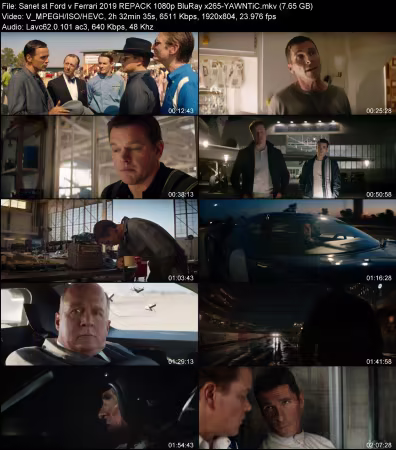 Ford v Ferrari 2019 REPACK 1080p BluRay x265-YAWNTiC