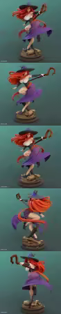 DiNamuuu3D – Sorceress Dragon’s Crown – 3D Print Model