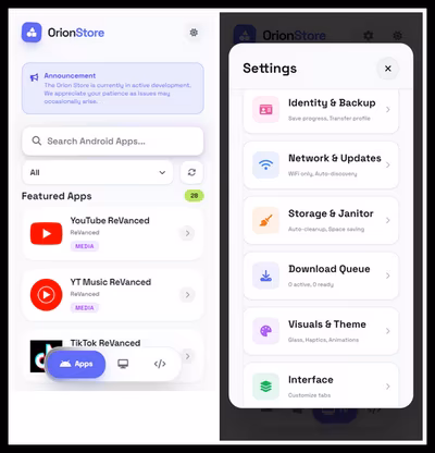 Orion Store v1.3.0