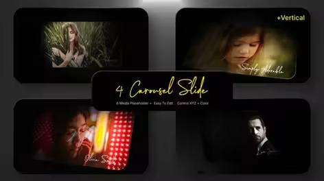 Videohive - Modern Carousel Slides – Horizontal &amp; Vertical (MOGRT) 63237710