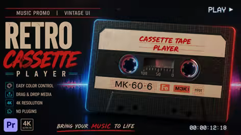 Videohive - Cassette Tape Player 63185348