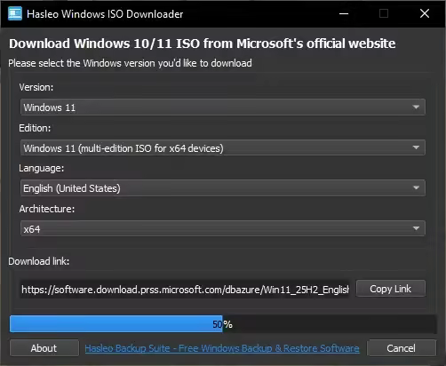 Hasleo Windows ISO Downloader 3.2.2.0