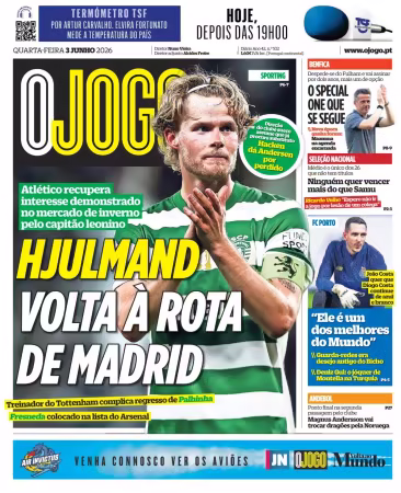 O Jogo - 3 junho 2026