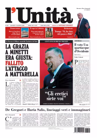 L'Unita - 4 giugno 2026