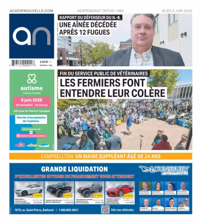 Acadie Nouvelle - 4 juin 2026