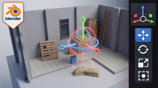 Blender Essentials for Beginners: Transform and Gizmo Basics