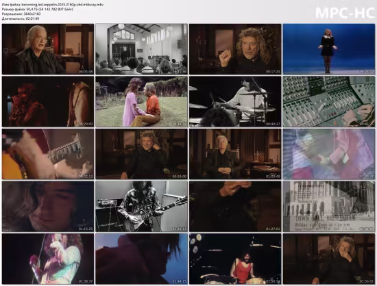 Becoming Led Zeppelin (2025) 4K Ultra HD Edition Blu-ray 2160p