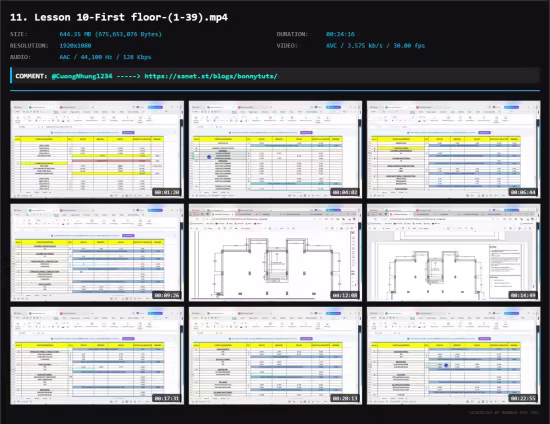 Complete Residential Project Estimation and BOQ Preparetion
