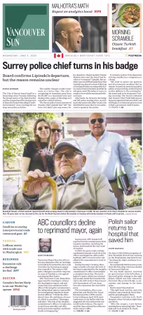 Vancouver Sun - 3 June 2026
