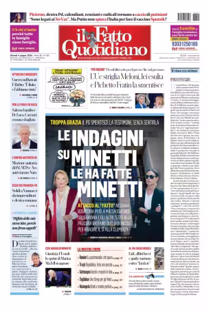 Il Fatto Quotidiano - 4 giugno 2026