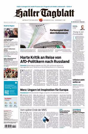 Haller Tagblatt - 3 Juni 2026