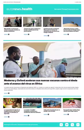 Euronews Health (Spanish) Compiled Edition - 3 junio 2026