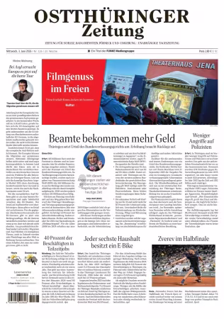 Ostthuringer Zeitung (Posneck) - 3 Juni 2026