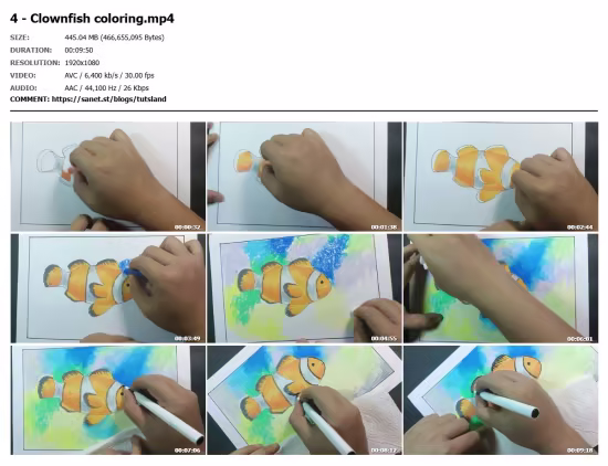Drawing Vibrant Fish with Oil Pastels & Acrylic Markers