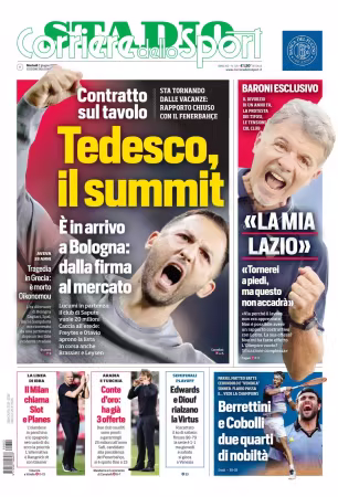 Corriere dello Sport Stadio (Bologna) - 2 giugno 2026