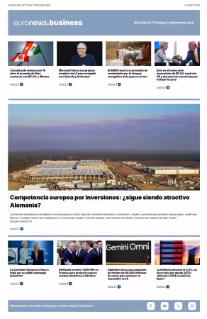 Euronews Business (Spanish) Compiled Edition - 3 junio 2026