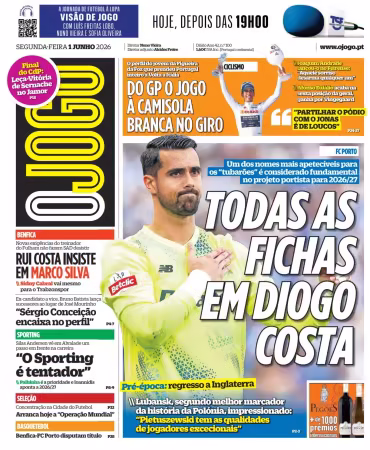 O Jogo - 1 junho 2026