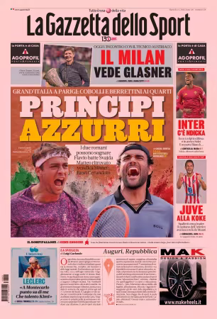 La Gazzetta dello Sport - 2 giugno 2026