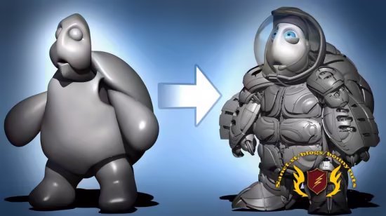 NEW! Zbrush Hard Surface Sculpting Beginner to Advance