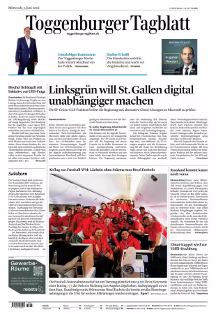 Toggenburger Tagblatt - 3 Juni 2026