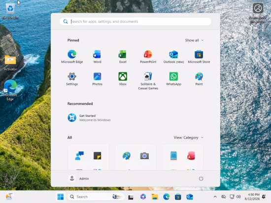 Windows 11 Pro 25H2 Build 26200.8655 (No TPM Required) With Office 2024 Pro Plus Multilingual Preactivated June 2026