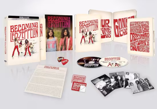 Becoming Led Zeppelin (2025) 4K Ultra HD Edition Blu-ray 2160p