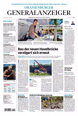 Oranienburger Generalanzeiger - 4 Juni 2026