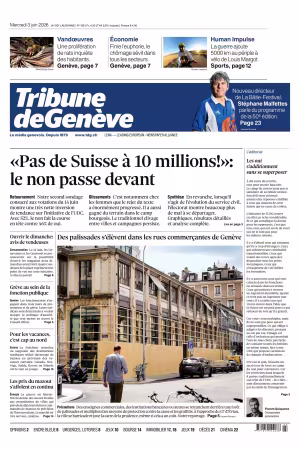 Tribune de Geneve - 3 juin 2026