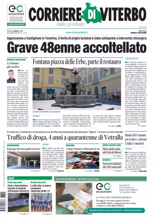 Corriere di Viterbo - 4 giugno 2026