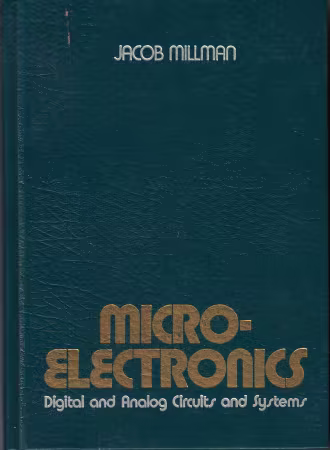 Microelectronics: Digital and Analog Circuits and Systems: Solutions Manual