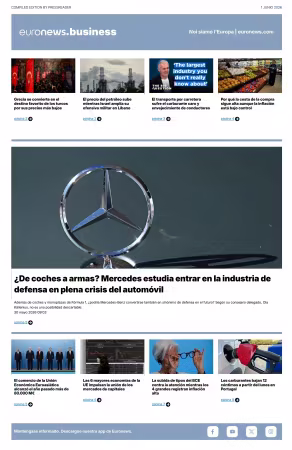Euronews Business (Spanish) Compiled Edition - 1 junio 2026