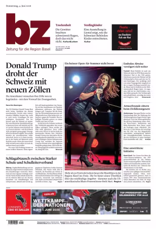 Bz Zeitung fur die Region Basel - 4 Juni 2026